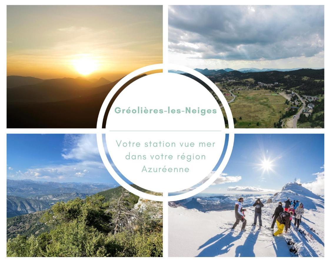 U061 - Grand Studio Renove - Vue Montagne Greolieres Ngoại thất bức ảnh